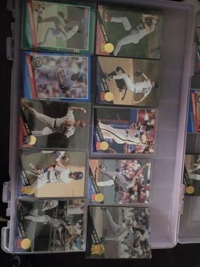 MLB Baseball Card Lot - Blue, White, Black